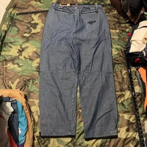 Willie Esco baggy Velcro jeans vtg y2k shiny shuttle‎ hip hop men's 34/31